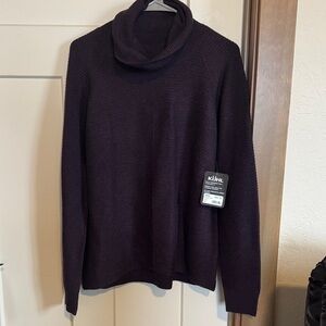 Kuhl Women's Purple cowl neck Sweater